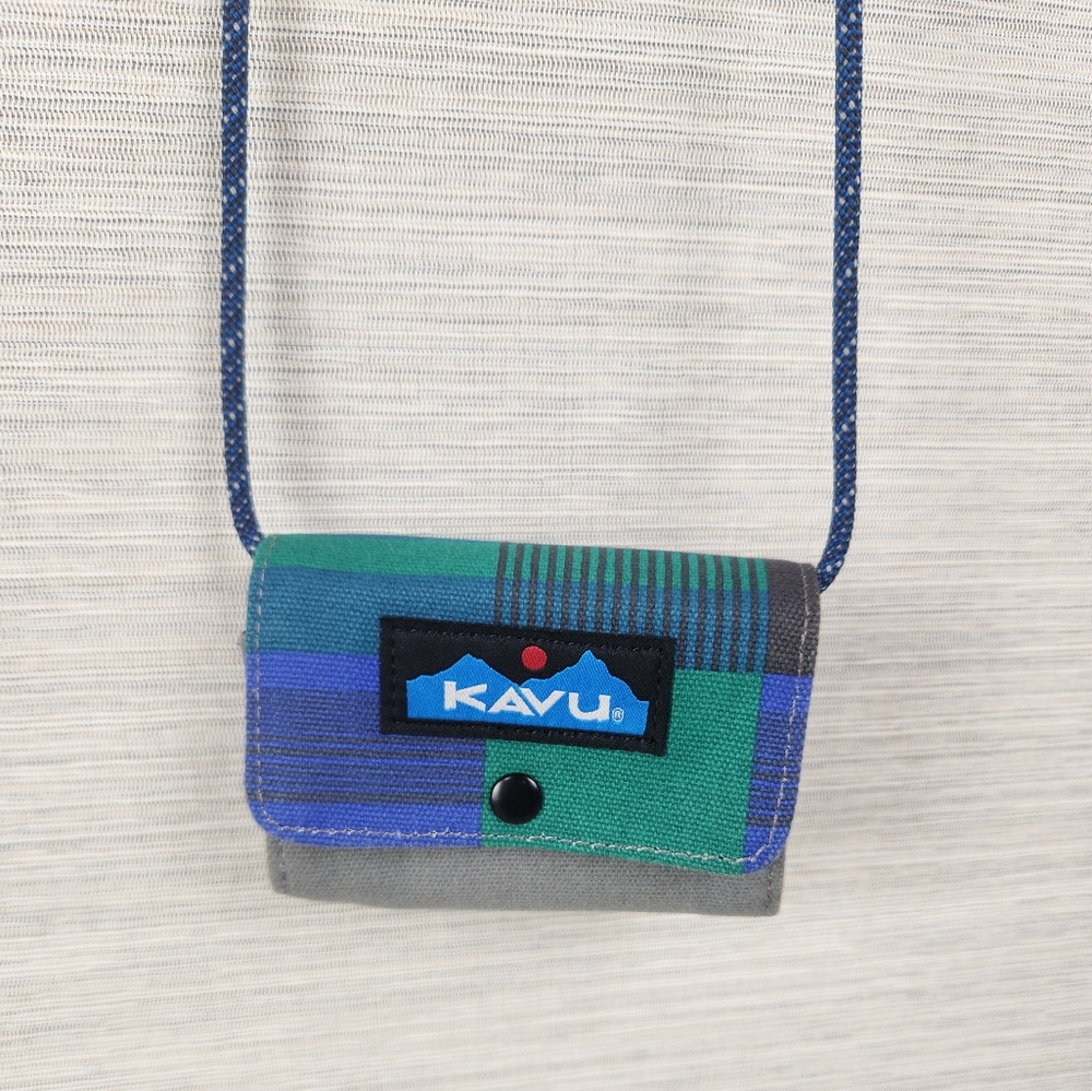 KAVU Colorful Mini Crossbody Polka Pouch